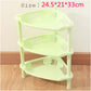 3 Layers Bathroom Shelf Kitchen Storage Shelf Desktop Living Room Shelf Tripod Snack Rack