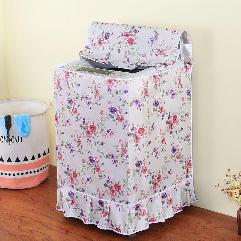 Top Load Washing Machine Cover Sunscreen Dustproof Waterproof Portable Washing Machine Cover