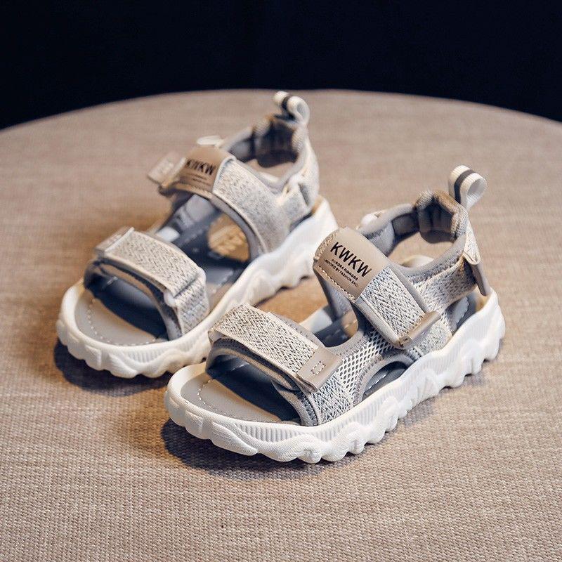 Children's Sandals Men's Summer Boys' Shoes Sandals Soft-soled Non-slip Breathable  Lightweight Beach Shoes