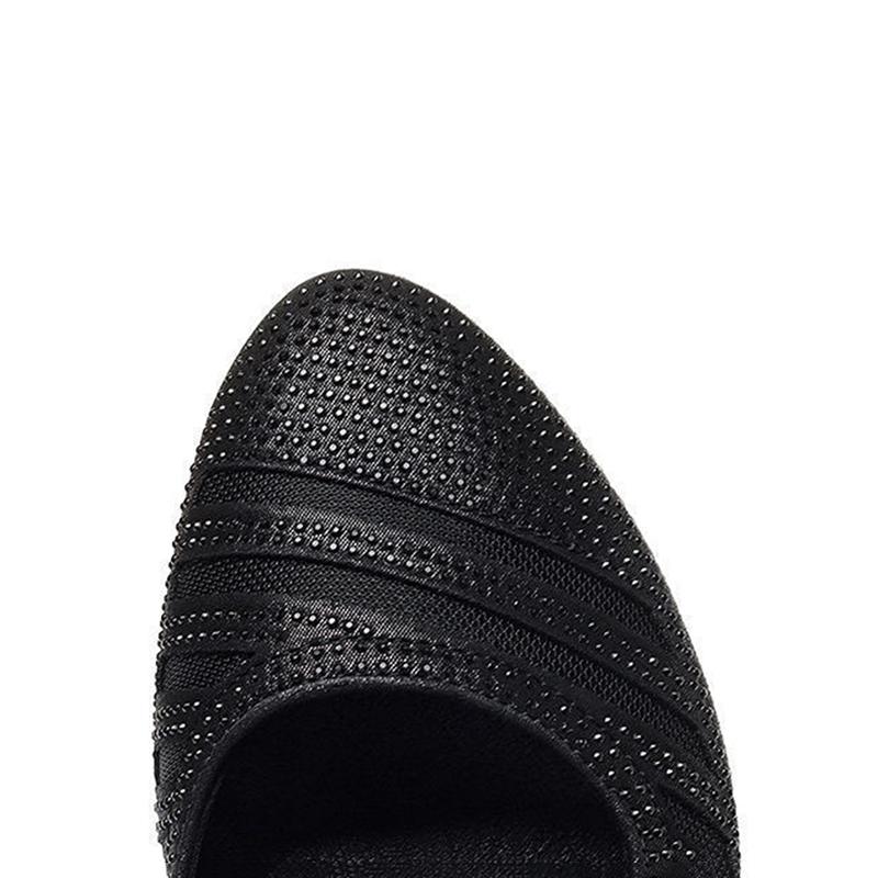 Beef Tendon Soft Bottom Summer Soft Leather Women's Shoes Mesh Hollow Sandals Soft Flat Work Women's Shoes Maternity Shoes