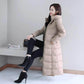 Women's Down Cotton Jacket Winter Long Section Over The Knee Thick Slim Slimming Coat Women