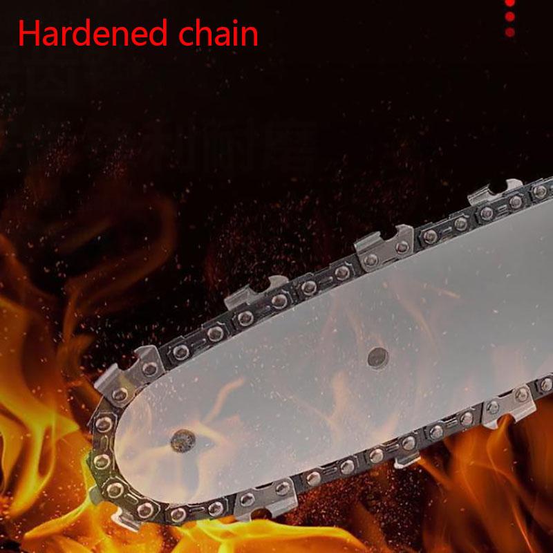 36V Electric Chain Saw Set Cordless Pruning Saw 20cm Handheld Logging Saw  with 2 Batteries and Tool Box