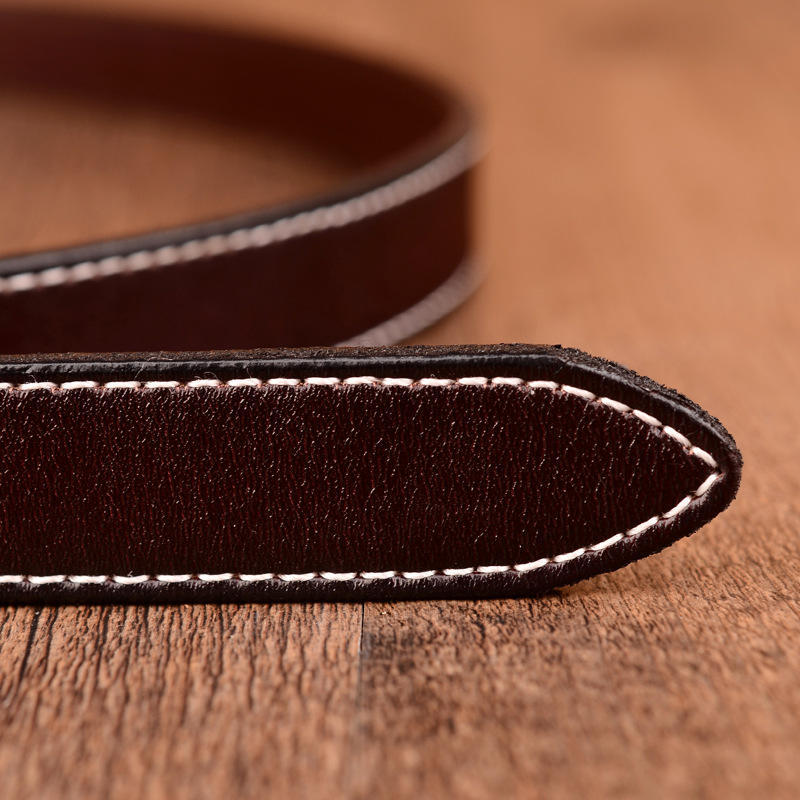 Belt Ladies Thin Waist Retro Belt Casual Jeans Belt Pure Color Simple