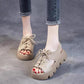 All-match Sandals Summer Sandals Female Fish Mouth Shoes Thick-soled Roman Shoes Trifle Sandals, Women Shoes