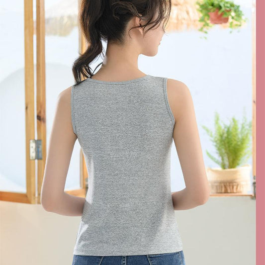 Camisole with Chest Pad Female Loose Bottoming Camisole Bra One-piece Underwear Multi-color Optional Camisoles for Women