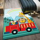 Cute Cartoon Children Rug Bedroom Anti-fall Puzzle Game Crawling Blanket Bedside Blankets