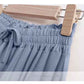 Spring/Summer Shorts Women's Loose Modal Shorts Casual High Waist Culottes Large Size Wide Leg Pajama Pants Thin Section