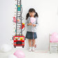 Cartoon children height wall stickers PVC removable creative children's room bedroom stickers murals