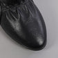 Soft Leather Shoes Women's Low Bottom Thick Heel Round Toe Soft Bottom Middle Heel Work Shoes Women's Leather Shoes