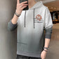 Autumn Gradient Color Men's Hooded Sweater Loose Wild Tide Brand Couple Bottoming Hoodies For Men Shirt Men's Clothing