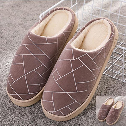 Winter Warmth Couple Plush Household Non-slip Platform Confinement Shoes