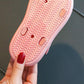 Girls Sandals Girls Summer Soft Sole Flat Beach Sandals Anti-slip Solid Color Casual Princess Sandals