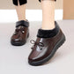 Winter Plus Velvet Warm Women's Cotton Shoes Soft Sole Thickened Waterproof Non-slip Leather Boots