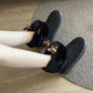 Winter Warm Cute Elk Antlers Snow Boots Fur One Plus Velvet Thick Cotton Shoes Boots Women