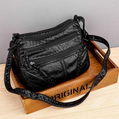 New Fashion Soft PU Leather Bags Women Shoulder Bags Luxury Handbags Women Bag Designer Crossbody Bags for Women Casual Messenger Bag