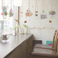 Basket potted bedroom bedside living room romantic creative PVC removable wall sticker painting