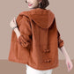 Women's Corduroy Jacket Spring and Autumn 2021 Loose Large Size Short Jacket Jacket Casual Sweater Women