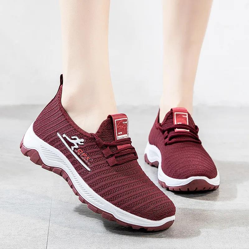 Women's Sports Shoes Female Students Korean Fashion Shoes Versatile Breathable Running Women's Sneakers