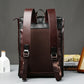 Genuine leather backpack retro leather college bags Travel anti theft computer Backpack for Men