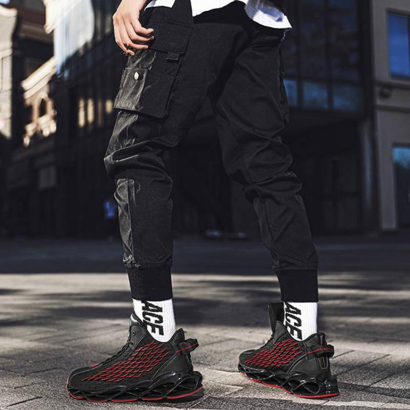 Blade men's shoes high-top shoes men's version of the trend of wild tide shoes sports running shoes