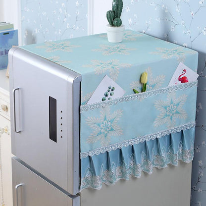 Dust Covers Washing Machine Covers Refrigerator Dust with Pocket Cotton Dust Covers Home Cleaning Dust Cover