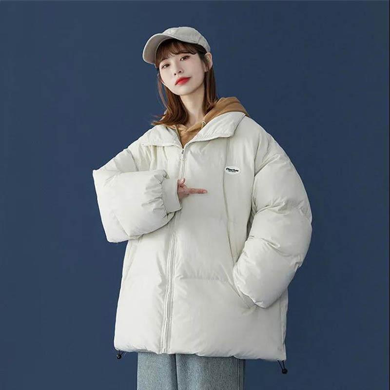 Cotton-padded Clothes Women's Trendy Winter Korean Style Loose Short Bread Jacket