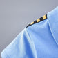 Children Clothing Summer Boy Suit Baby Short-sleeved Lapel Shorts Children's Captain Clothing Printing Epaulette Decoration Children's Two-piece Suit