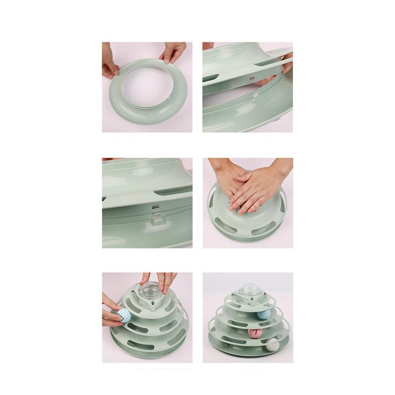 Cat Toy Self-healing Cat Turntable Ball Cat Relieves Boredom and Bite Resistance To Make Cats Artifact