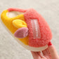 Parent Child Children's Cotton Slippers Autumn and Winter New Thickened Plush Soft Bottom Cartoon Fashion Children's Wool Slippers At Home