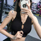 Zip-up Bra Sports Bra Women's Shock-proof Gather Anti-sag Vest Gym Fitness Bra Quick-dry Yoga Bra Wear Gym Vest Push Up Bra Top