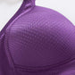 Female Thin No Steel Rings Gathering Large Size Large Cups Receiving Breasts Anti-sagging Breathable Lifting Shaped Fashion Jacquard Design Bras