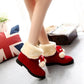 Autumn and Winter Snow Boots Women's Short Boots Non-slip Flat Bottom and Velvet Thick Short Boots To Keep Warm