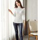 High-neck Women's Bottoming Shirt Autumn and Winter High-quality Core-spun Yarn Sweater Trendy Fashion Knit Sweater Sexy Slim Women's Top