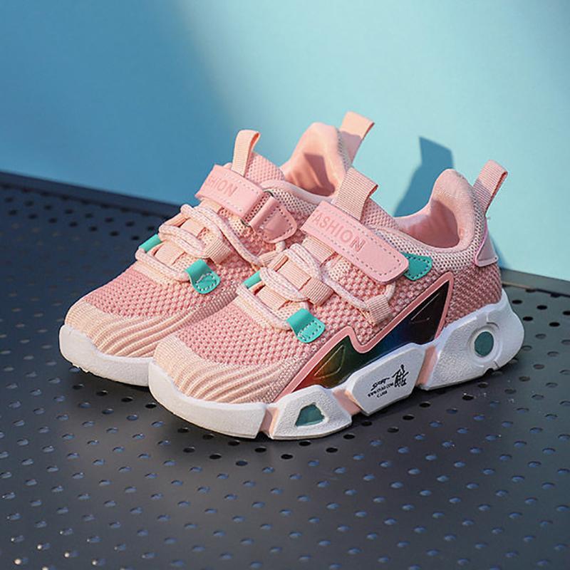 Spring Children's Sports Shoes Boys Breathable Net Shoes School Girls Shoes Sneakers