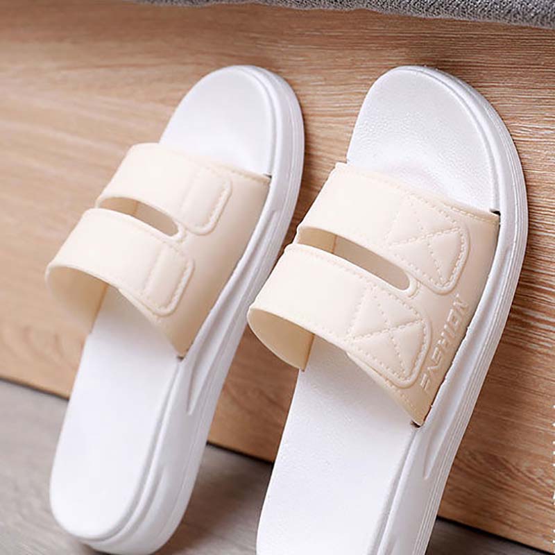 Thick-soled Slippers Women Summer Wear Students Korean Fashion All-match Home Non-slip Sandals and Slippers