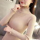 Multi-color Optional Turtleneck Sweater Women's Long-sleeved Slim Sweater Bottoming Shirt
