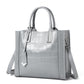The First Layer of Cowhide Crocodile Pattern Women's Handbags Shoulder Bag Women Fashion Shopping Leather Handbags Large Bags