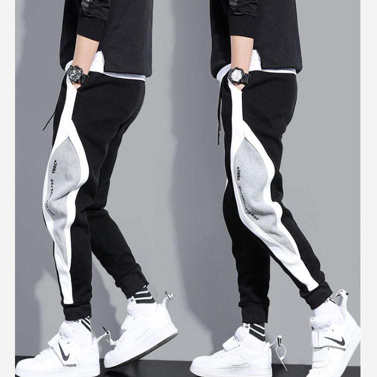 Men's Trousers, Trendy Brand Men's Casual Pants, Large Size, Loose Sports, Leggings, Nine-point Pants, Students