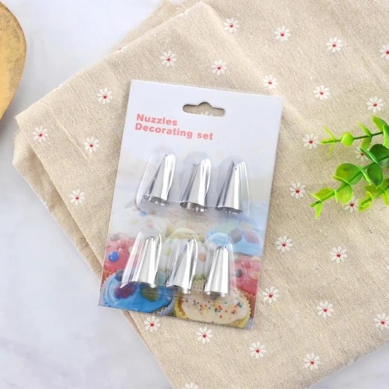8Pcs/Set Silicone Pastry Bag Cream Nozzles Kitchen Bakery Cake Icing Piping Cream Cake Decorating Tools Reusable Bags Nozzle Set