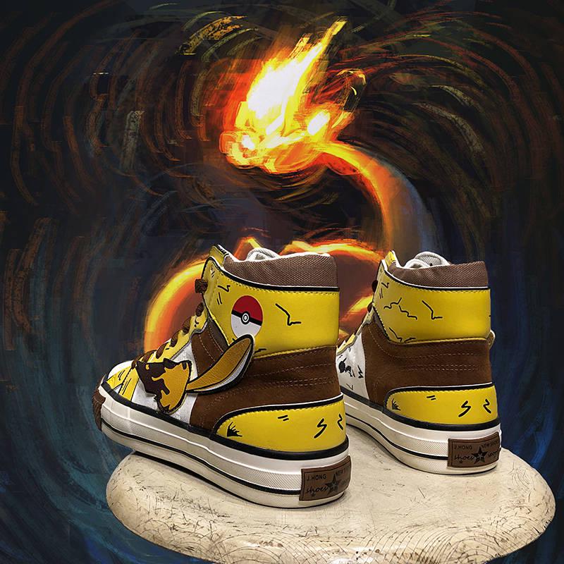 High Top Men Sneakers Comics Running Basketball Shoes Women Breathable Wear-resistant Canvas Shoeses