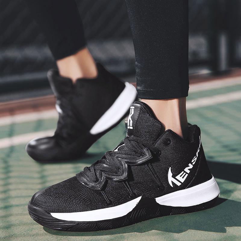 Men Sneakers Basketball Shoes Non-slip Shockproof Lightweight Breathable Running Shoes Tactical Boot