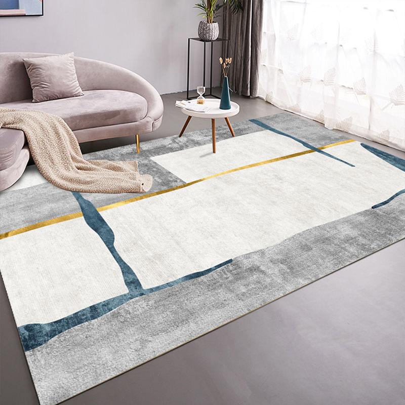 Ins Nordic Carpet Mat Living Room Coffee Table Blanket Modern Minimalist Bedroom Room Full Bed Blanket Large Area Home