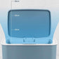14 Liters Smart Trash Can Household Bathroom with Lid Large Living Room Kitchen Automatic Kick Induction Button Three Modes