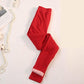 Warm Pants Ladies Long Trousers Cotton Trousers In Autumn and Winter Plus Velvet Thickened Slim Line Pants Student High-waisted Legging Trousers