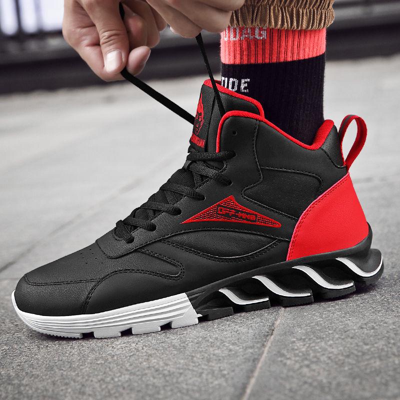 Men's shoes trendy wild Casual tide shoes Men's Sneakers High-Top Basketball Shoes fashion