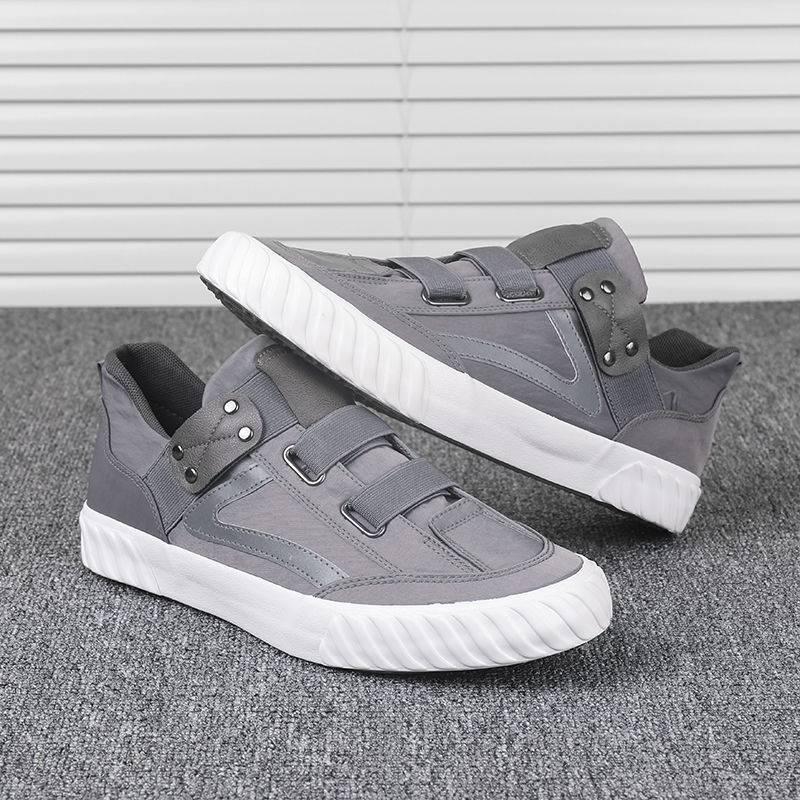 Men Canvas Shoes 2020 Comfortable Canvas Shoes Men Casual Shoes Male Flat Loafers Shoes Men Black