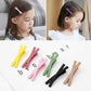 Candy-colored Frosted Hairpin Simple and Cute Cross-side Clip Girl Word Clip Bangs Clip Children's Hairpin Hair Accessories
