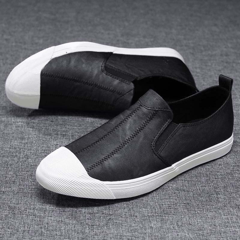 Plus Size 38-44 Summer Men Leather Sneakers Comfortable Deodorant Running Basketball Shoes Breathable Shockproof Non-slip Shoes