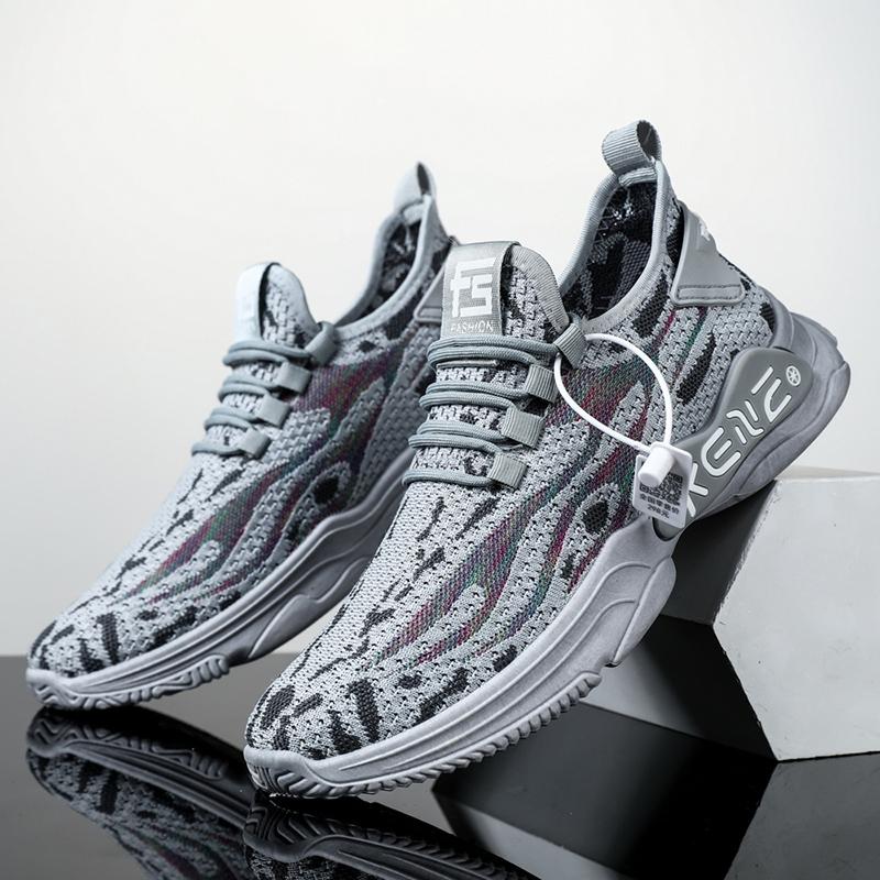 Spring Men's Sports Casual Shoes Breathable and Comfortable Men's Shoes Trendy Fashion Running Shoes