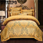 Sheets quilt cover pillow set noble cotton bedding European four-piece embroidery jacquard